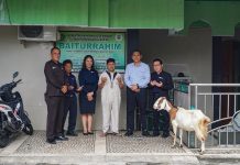 Luwansa Hotel Berbagi Kurban di Masjid Baitur Rahim Manado
