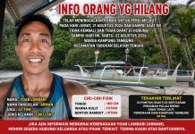 Warga Tambung Hilang Saat Melaut, Keluarga Mohon Bantuan Informasi