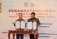 Pemprov Sulut Serahkan Hibah Aset Rp11,16 Miliar kepada OJK