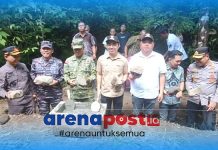 Jembatan Perintis Garuda Resmi Dibangun, Bupati Michael Thungari: Kunci Dorong Ekonomi Kampung