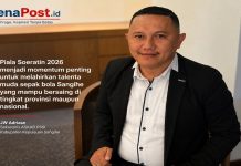 JW Adriaan: Piala Soeratin 2026 Momentum Bangkitkan Talenta Muda Sepak Bola Sangihe
