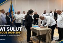 Pengurus Baru PWI Sulut Resmi Dilantik, Fokus Tingkatkan Kompetensi Wartawan
