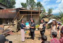 Wulandari Foundation Bantu Warga Korban Puting Beliung Desa Totolan