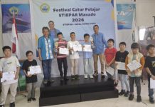 Berjalan Sukses, Festival Catur Pelajar Stiepar Manado Disambut Antusias Peserta