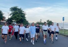 Bupati Minsel Jalan Sehat Bersama Kajati Sulut, Perkuat Sinergi Antarlembaga
