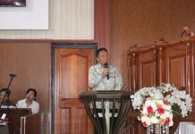Bupati FDW Hadiri Ibadah Kenaikan Yesus Kristus dan Serah Terima Pelayanan Ketua BPMJ/BPMW Tumpaan