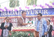 Bupati dan Wabup Minsel Hadiri Ibadah Syukur HUT ke-195 Pekabaran Injil dan Pendidikan Kristen GMIM