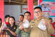 Wabup Theodorus Kawatu Buka Gerakan Pangan Murah di Minsel, Subsidi 20% untuk Bahan Pokok