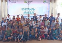 Pegadaian Area Manado 2 Khitan Massal 65 Anak di Bitung, Beri Tas Sekolah dan Tabungan Emas