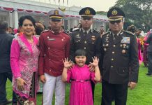 Putra Kombes Pol Raymond Masengi Resmi Jadi Perwira, Dilantik Prabowo di Istana