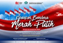 Pemkab Sangihe Imbau Masyarakat Kibarkan Bendera Merah Putih Selama Agustus 2026
