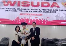 Wisuda Unsrat, Dirut Starry Rampengan Dampingi Putra Dilantik jadi Dokter