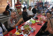 Sambangi Jalan Roda Manado, Kapolda Sulut Ngopi Bareng Tokoh Agama Jaga Kamtibmas